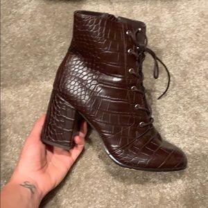 Forever 21 Shoes - Lace up booties Forever 21 Shoes - Lace up booties